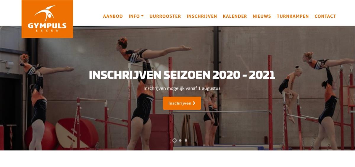 Nieuwe website